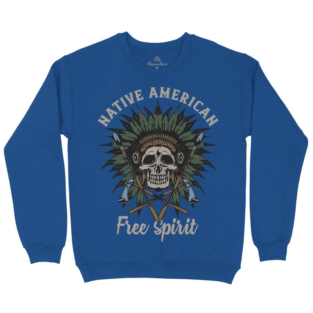 Native American Kids Crew Neck Sweatshirt American B152