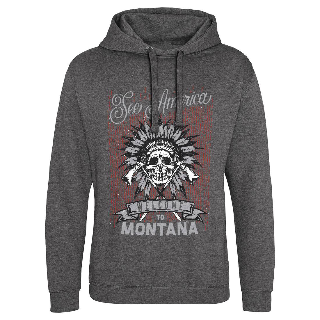 Native American Mens Hoodie Without Pocket American B155