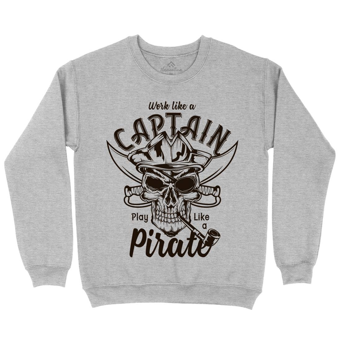 Pirate Kids Crew Neck Sweatshirt Navy B156