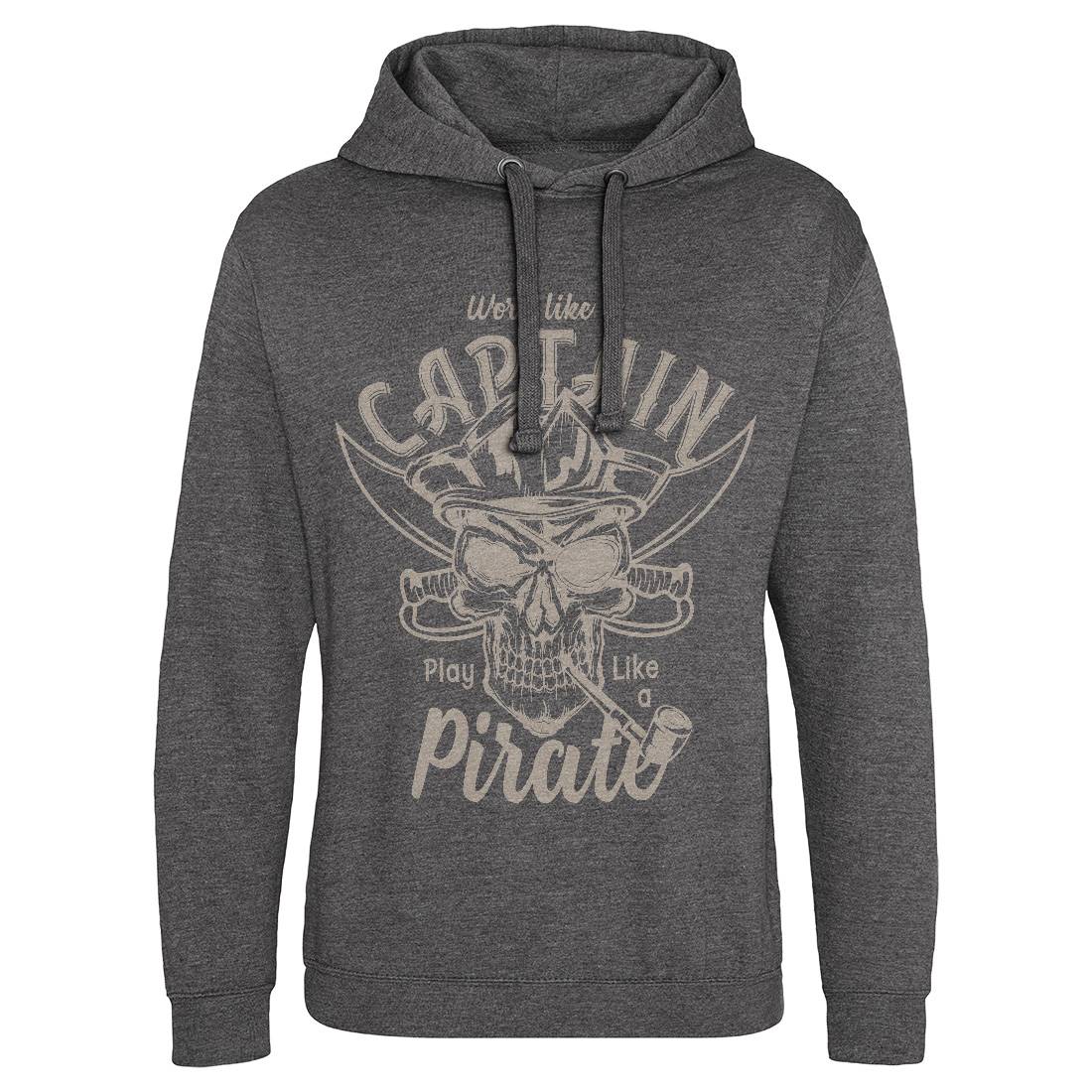 Pirate Mens Hoodie Without Pocket Navy B156