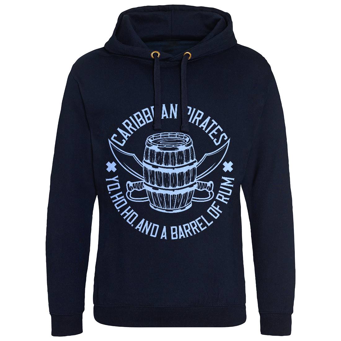 Pirate Mens Hoodie Without Pocket Navy B158