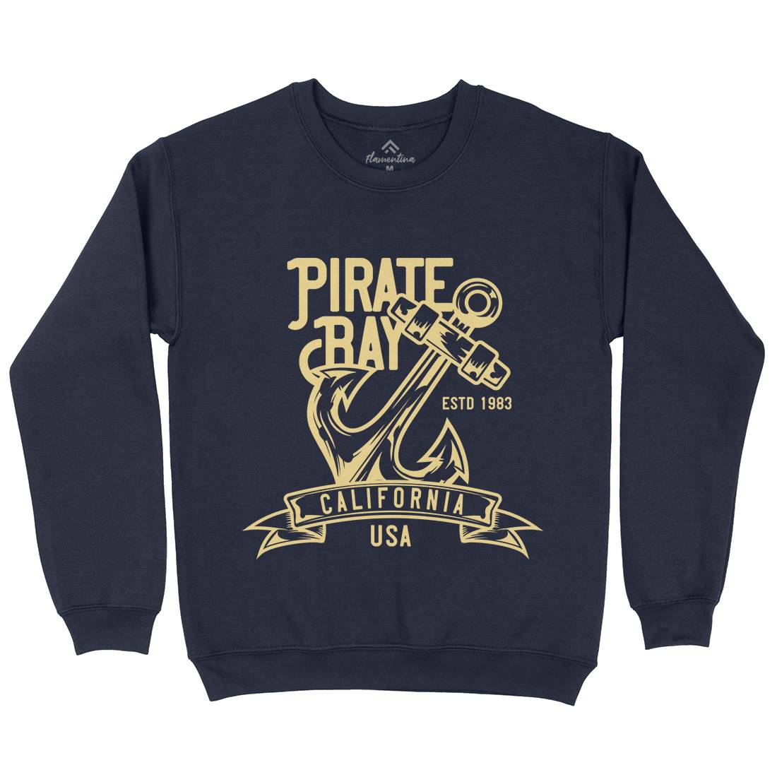 Pirate Kids Crew Neck Sweatshirt Navy B159