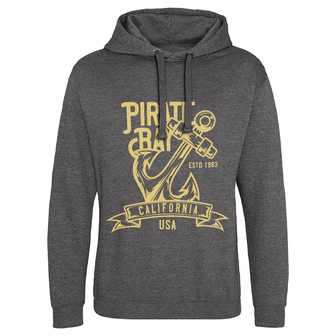 Pirate Mens Hoodie Without Pocket Navy B159