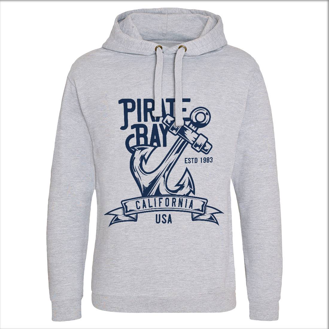 Pirate Mens Hoodie Without Pocket Navy B159