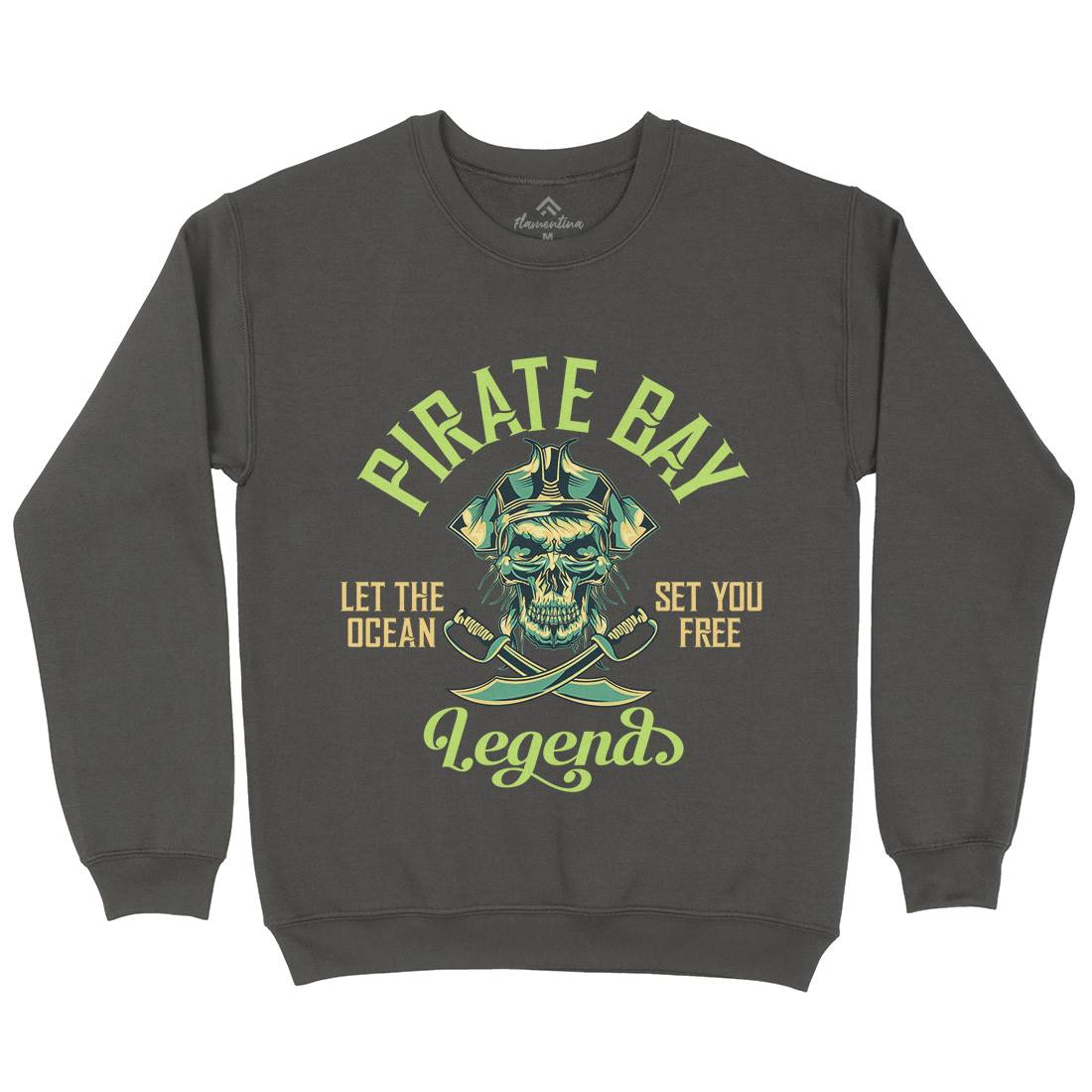 Pirate Kids Crew Neck Sweatshirt Navy B161