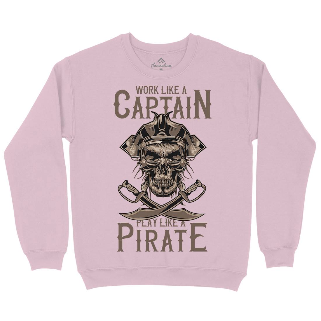 Pirate Kids Crew Neck Sweatshirt Navy B162