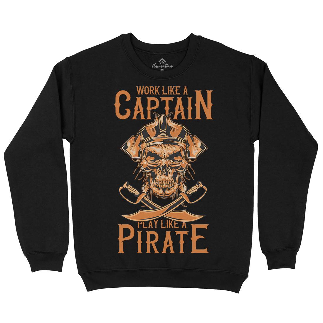 Pirate Kids Crew Neck Sweatshirt Navy B162