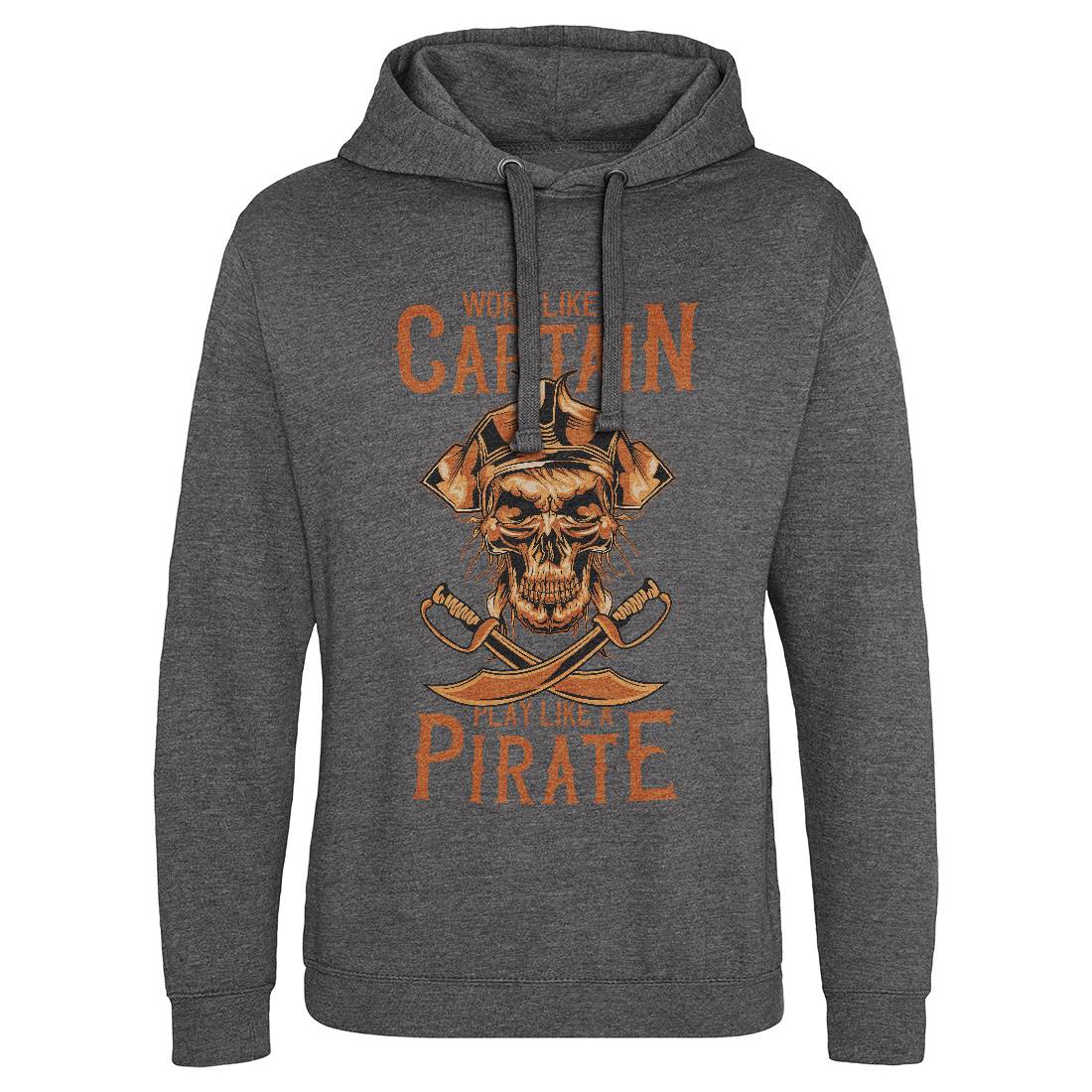 Pirate Mens Hoodie Without Pocket Navy B162