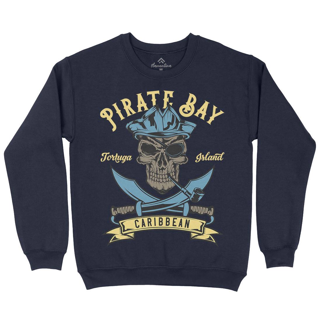 Pirate Kids Crew Neck Sweatshirt Navy B165
