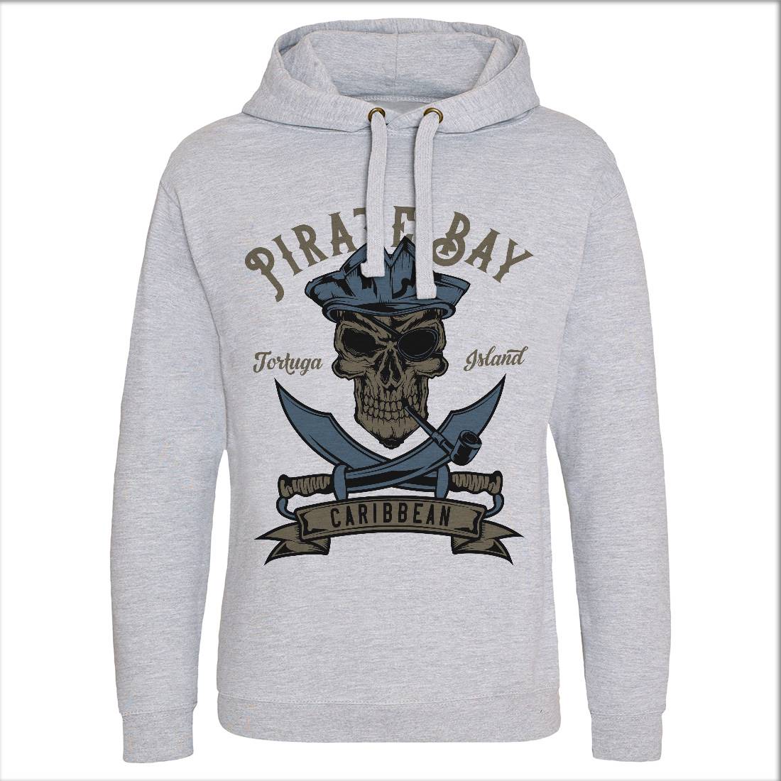 Pirate Mens Hoodie Without Pocket Navy B165
