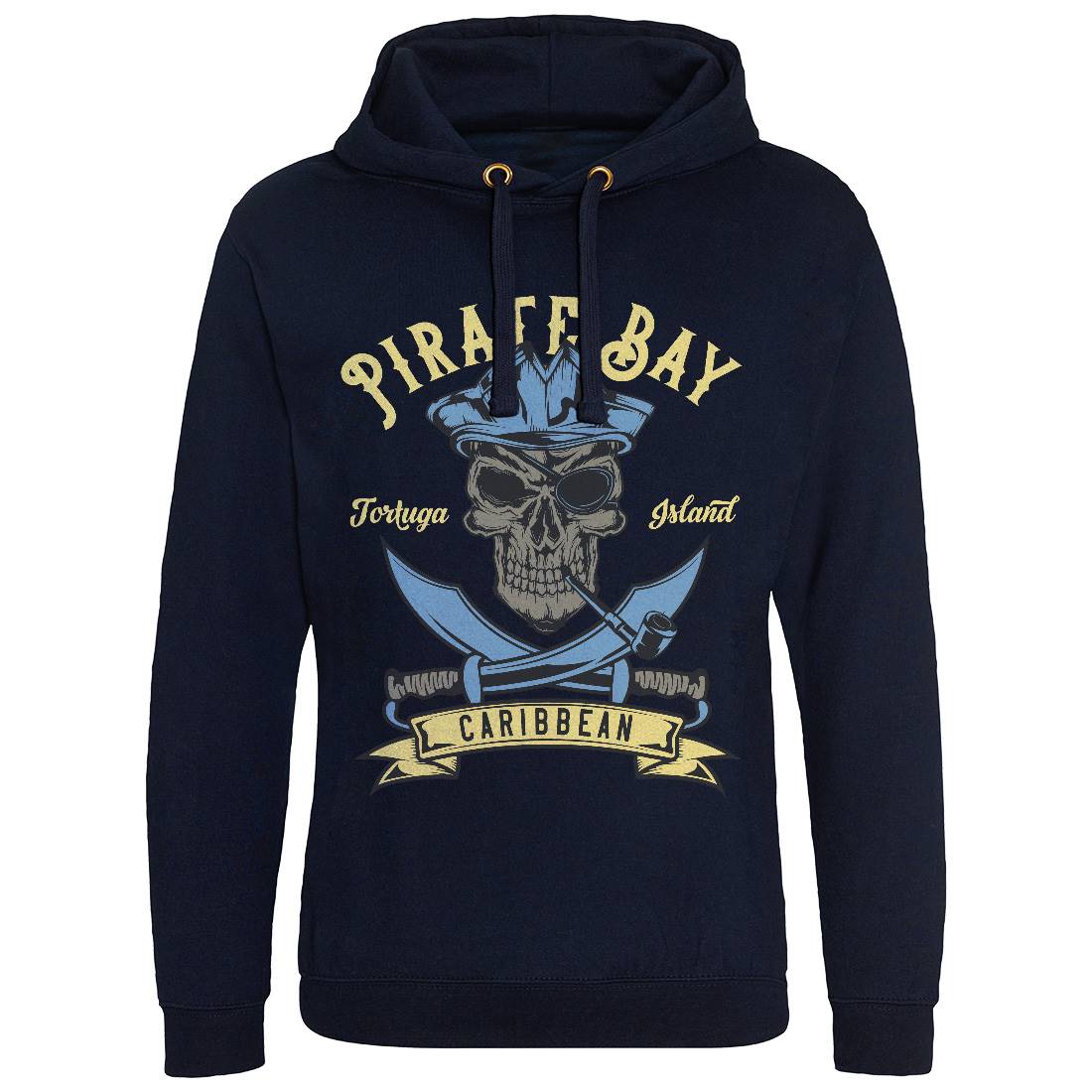 Pirate Mens Hoodie Without Pocket Navy B165