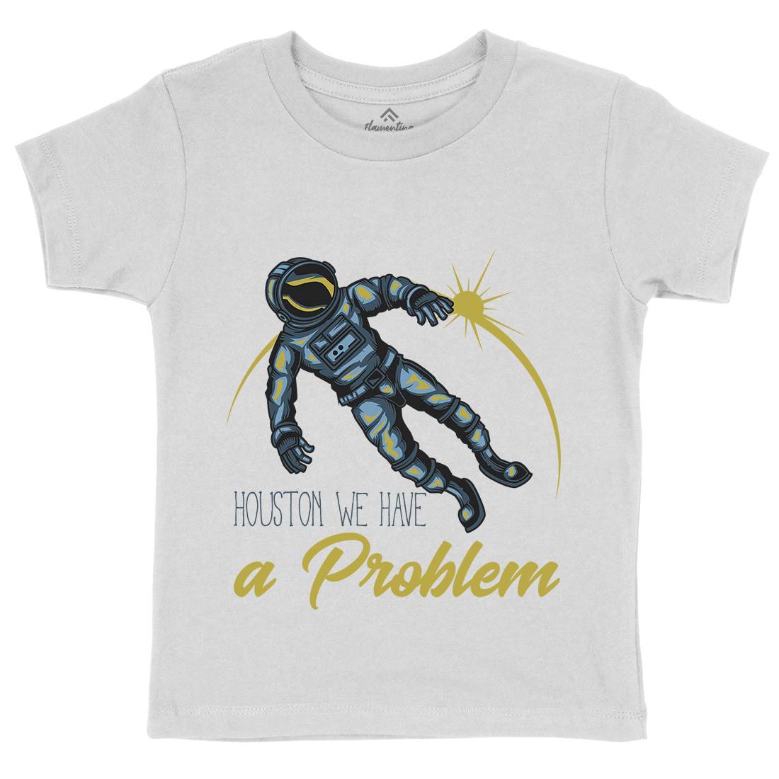 Astronaut Kids Organic Crew Neck T-Shirt Space B166