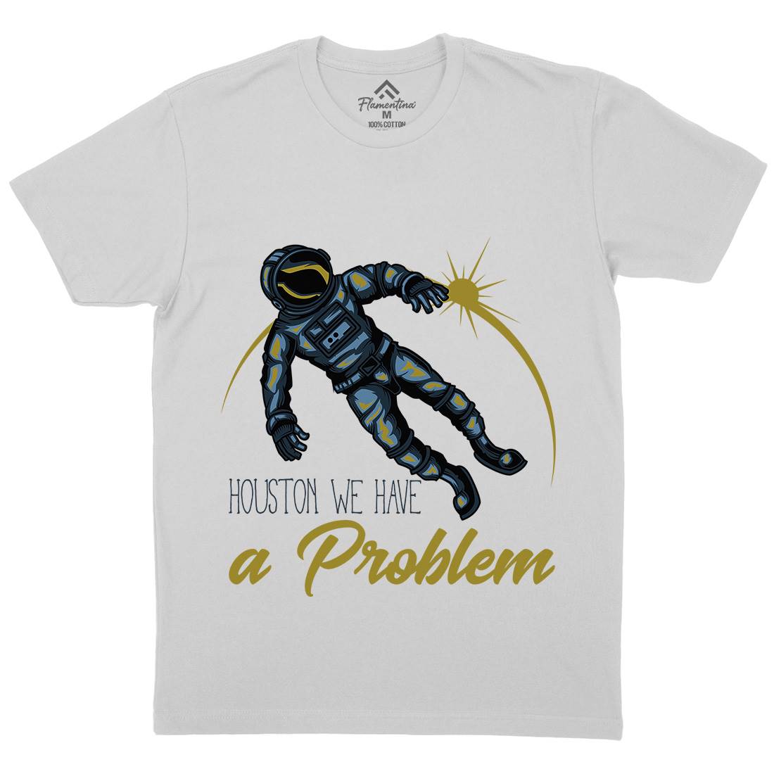 Astronaut Mens Crew Neck T-Shirt Space B166
