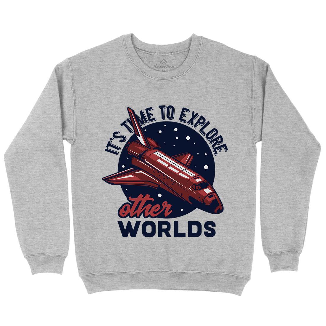 Shuttle Kids Crew Neck Sweatshirt Space B167