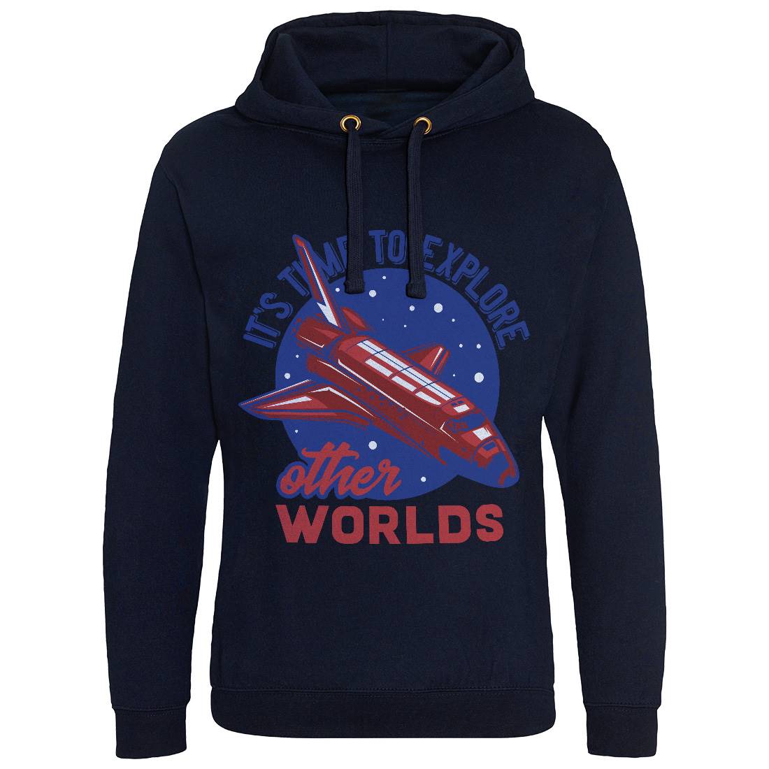 Shuttle Mens Hoodie Without Pocket Space B167