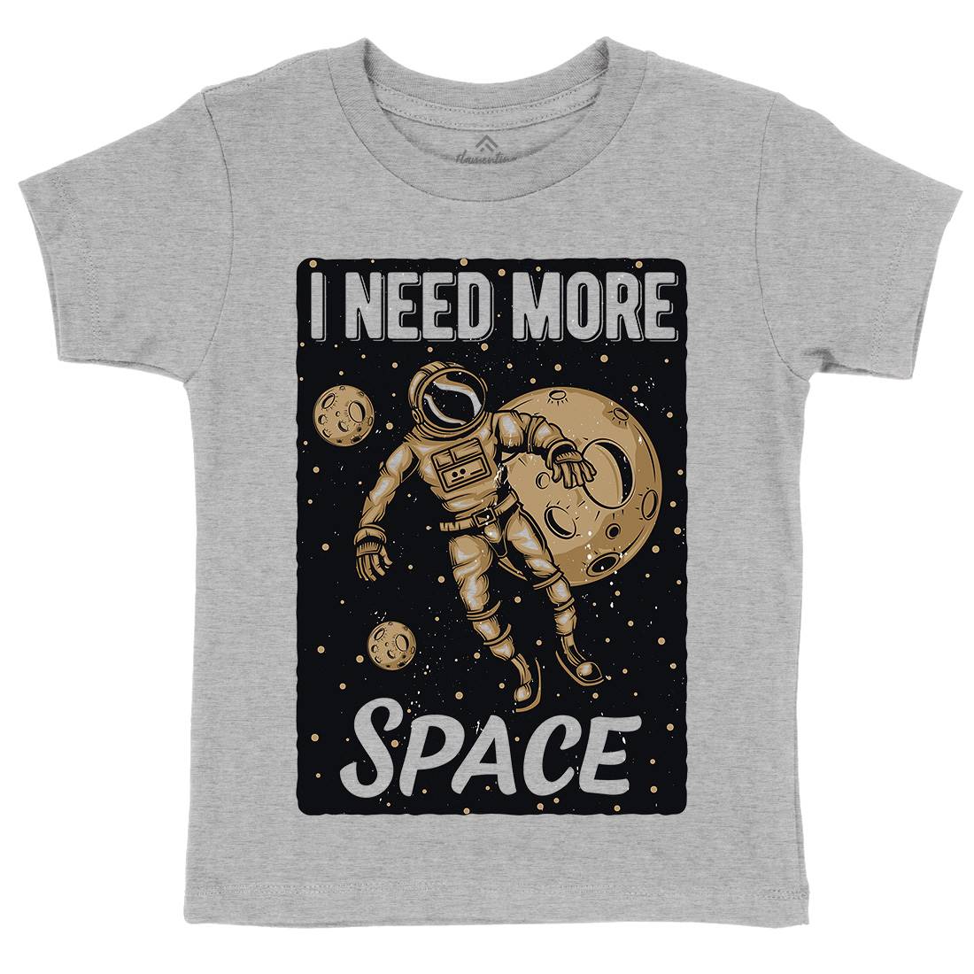Need More Kids Organic Crew Neck T-Shirt Space B168