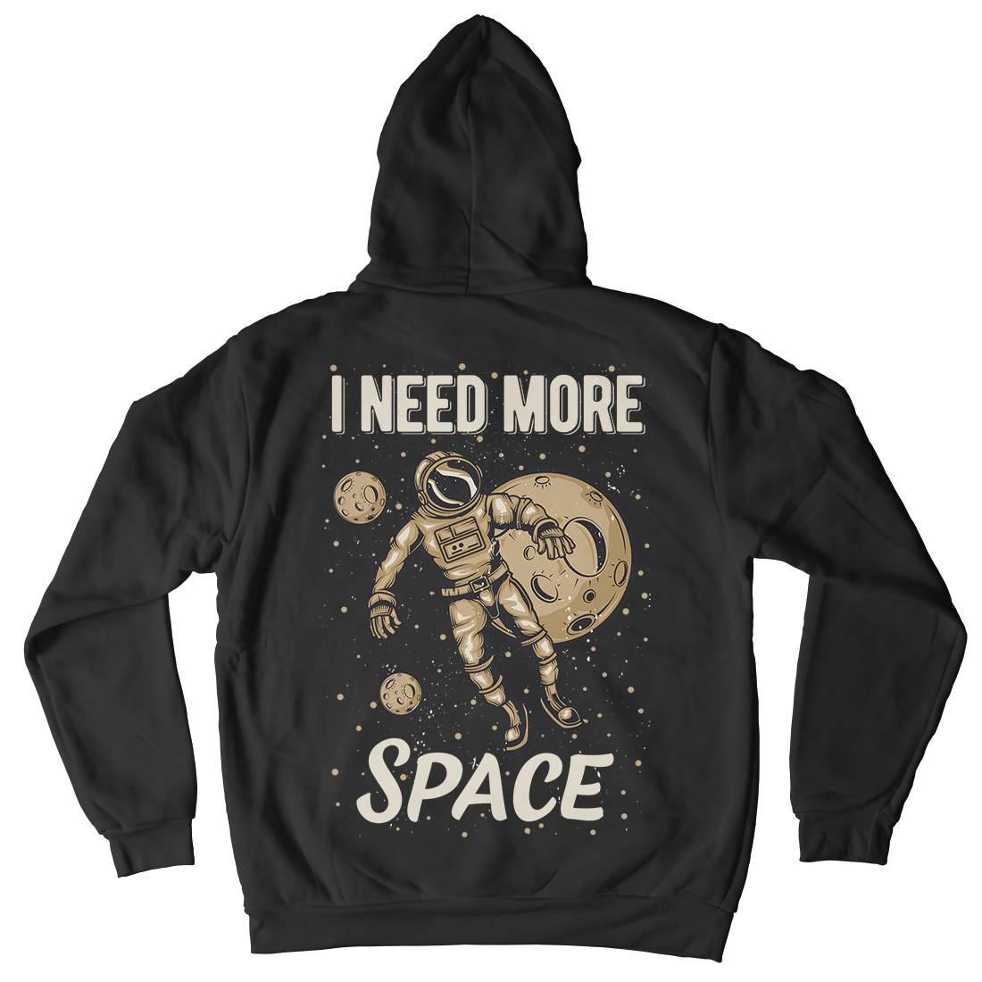 Need More Kids Crew Neck Hoodie Space B168