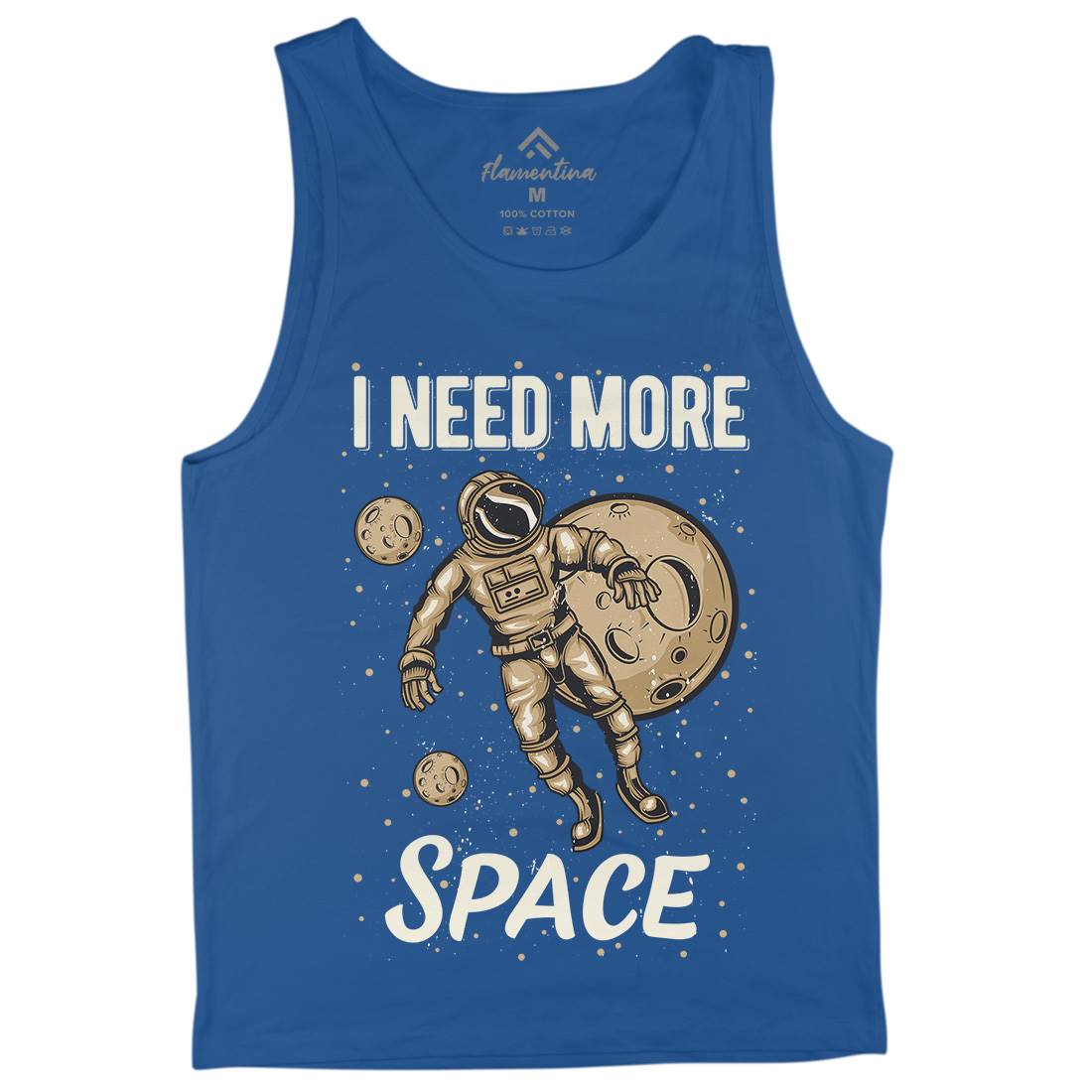 Need More Mens Tank Top Vest Space B168