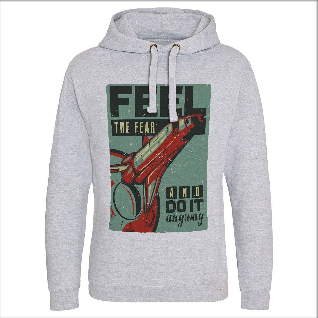 Shuttle Mens Hoodie Without Pocket Space B169