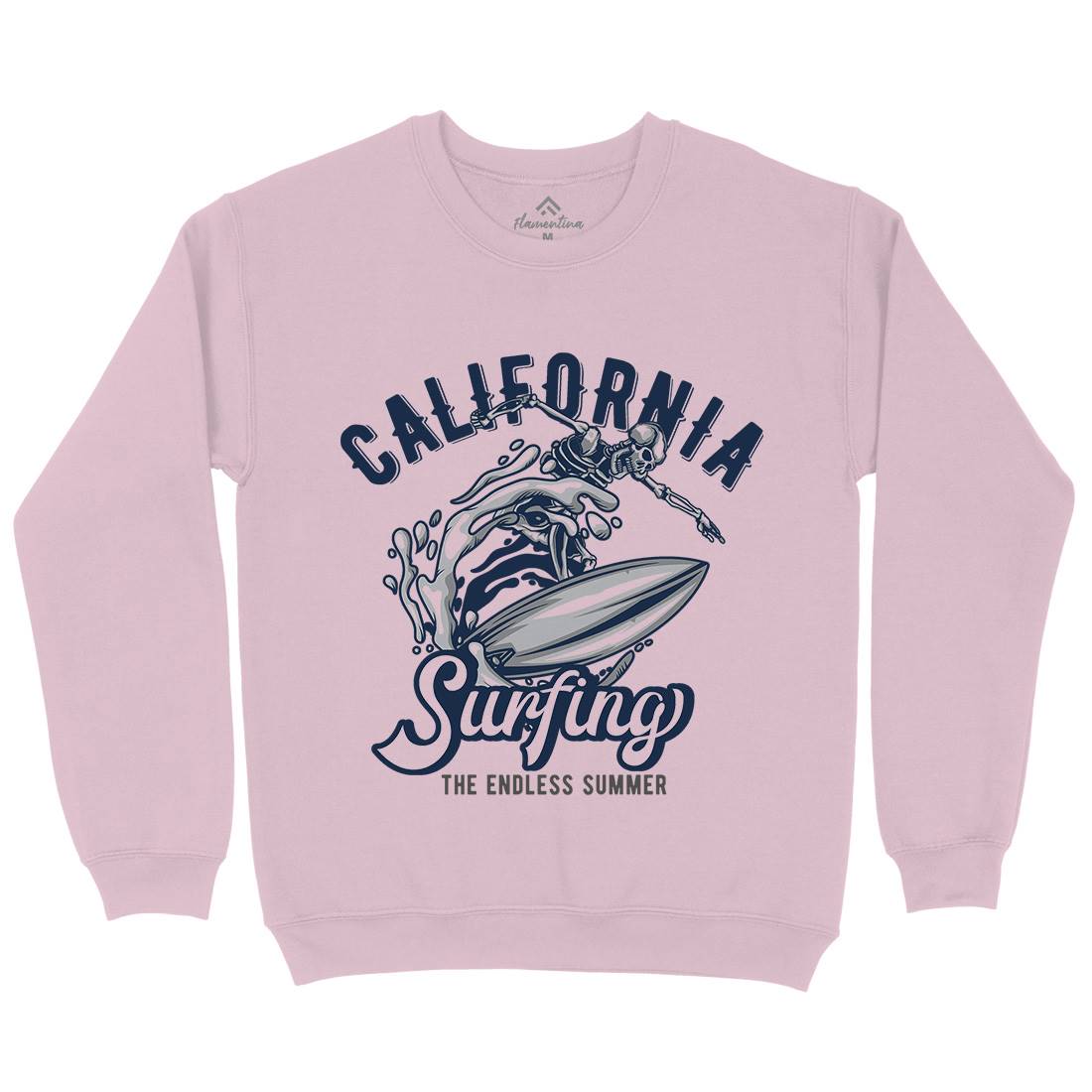 California Surfing Kids Crew Neck Sweatshirt Surf B171