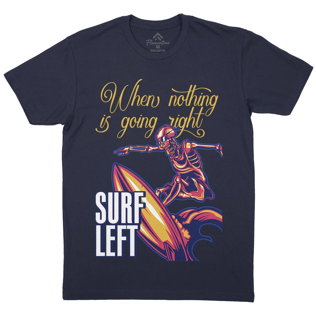 Surfing Mens Crew Neck T-Shirt Surf B172