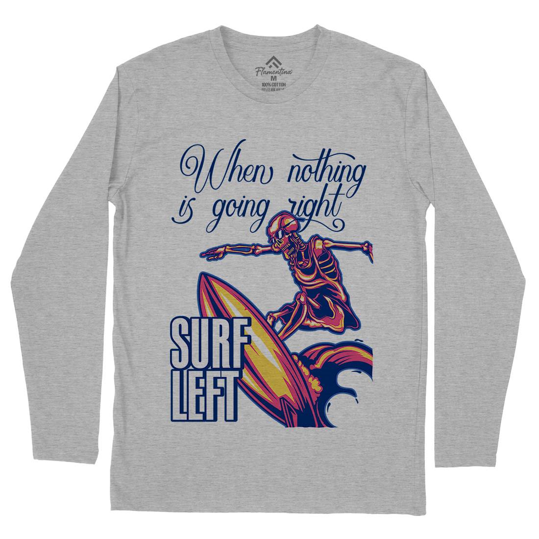 Surfing Mens Long Sleeve T-Shirt Surf B172
