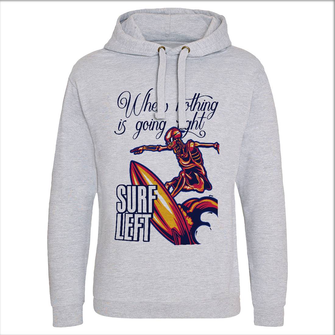 Surfing Mens Hoodie Without Pocket Surf B172