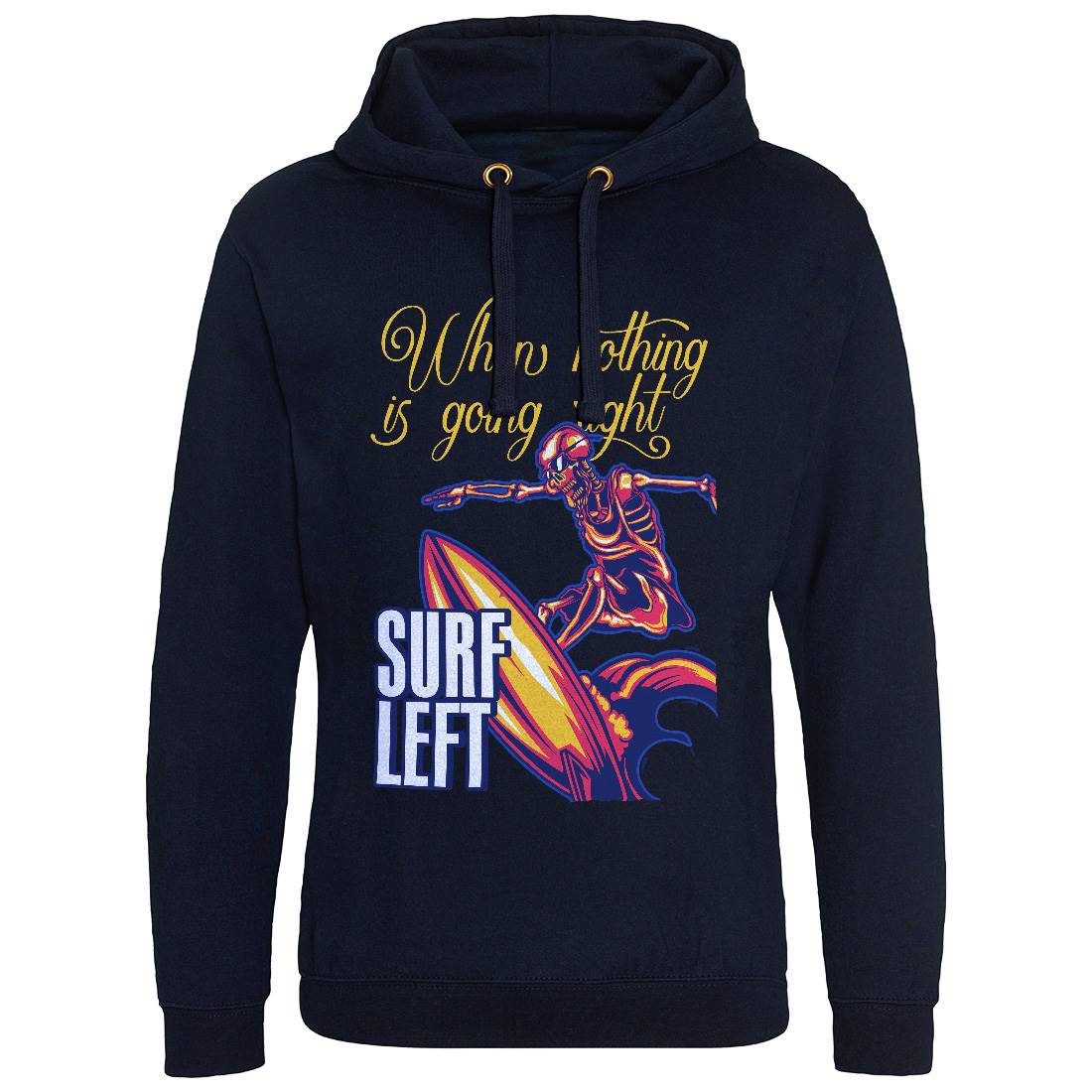 Surfing Mens Hoodie Without Pocket Surf B172