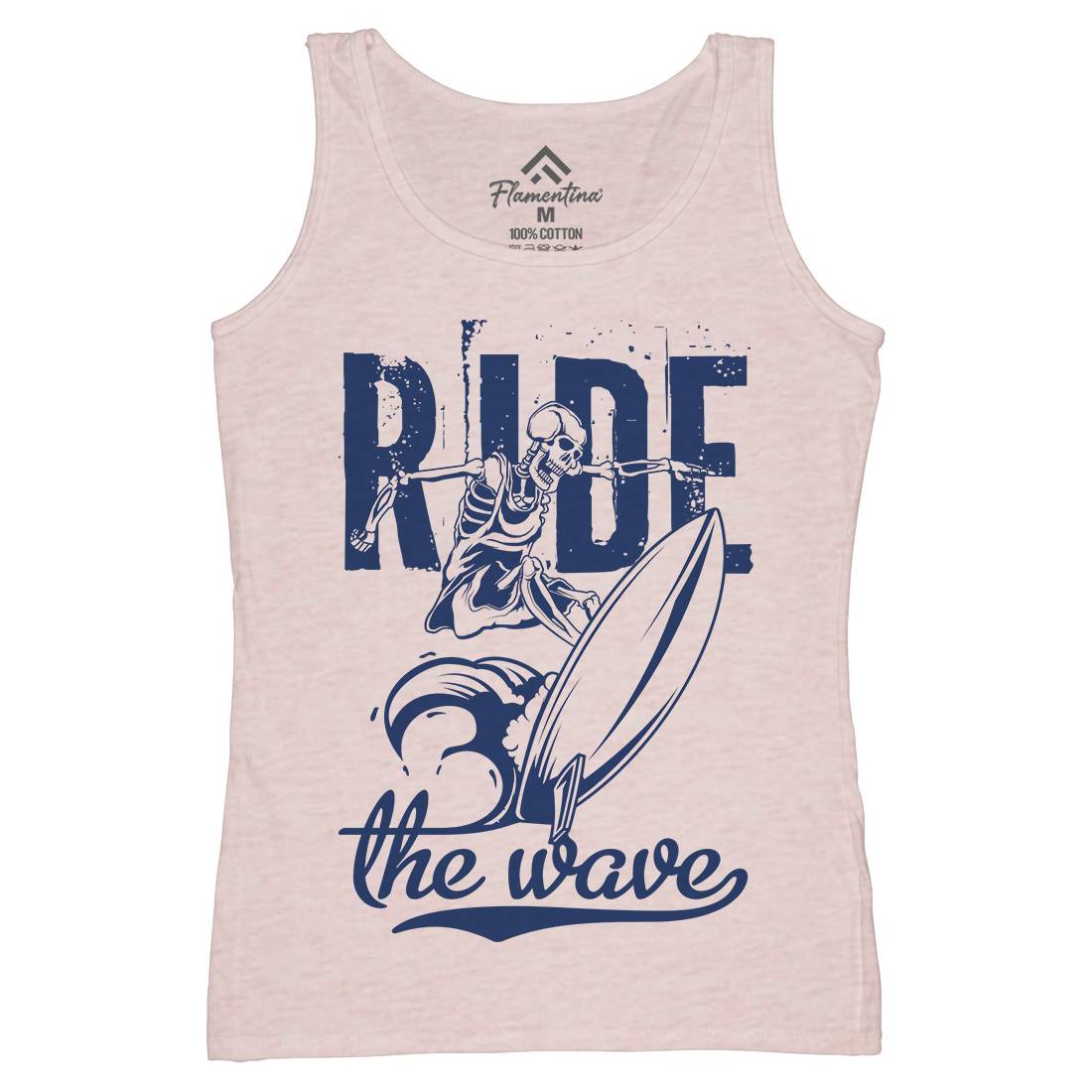 Ride Wave Surfing Womens Organic Tank Top Vest Surf B173
