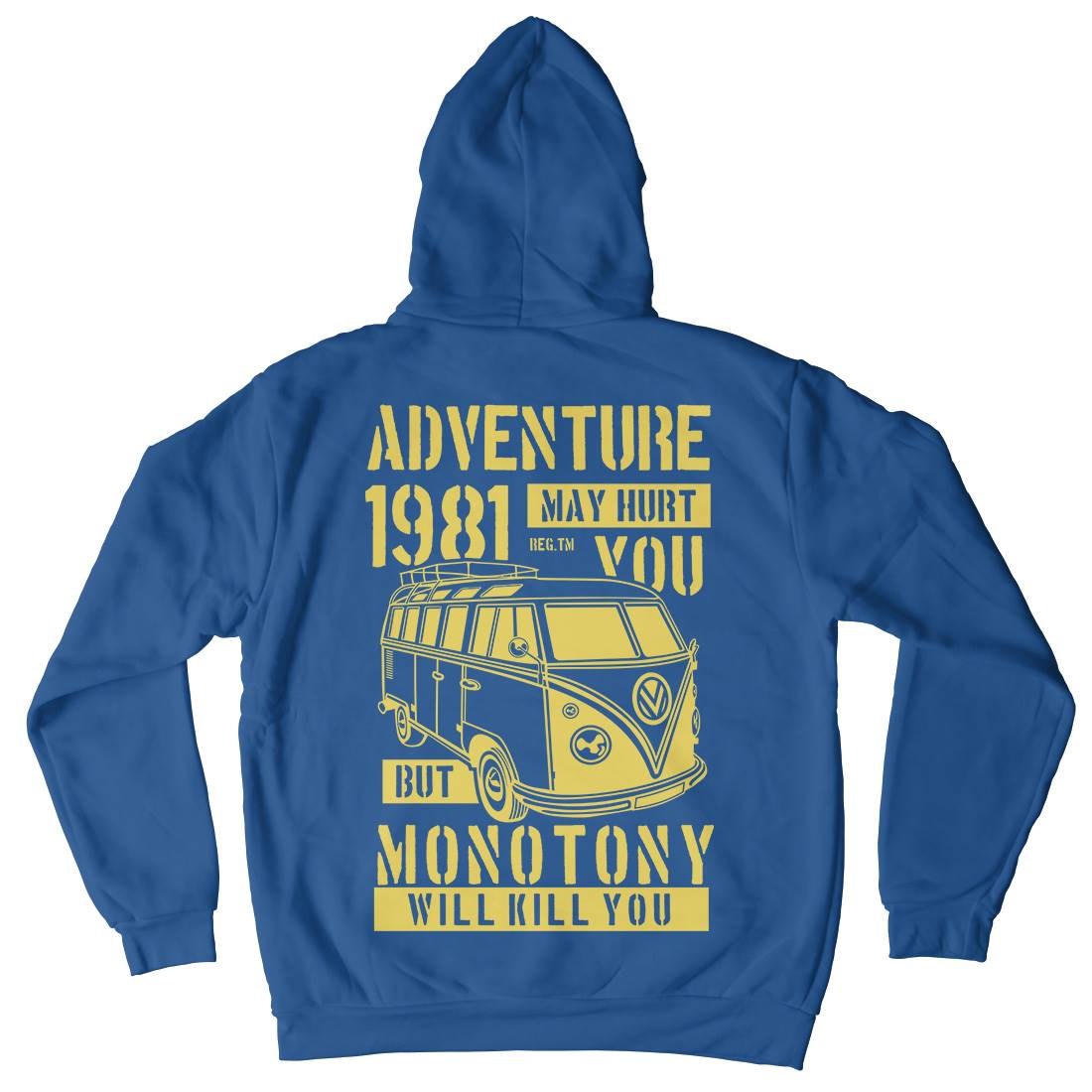 Adventure May Hurt You Mens Hoodie With Pocket Nature B175