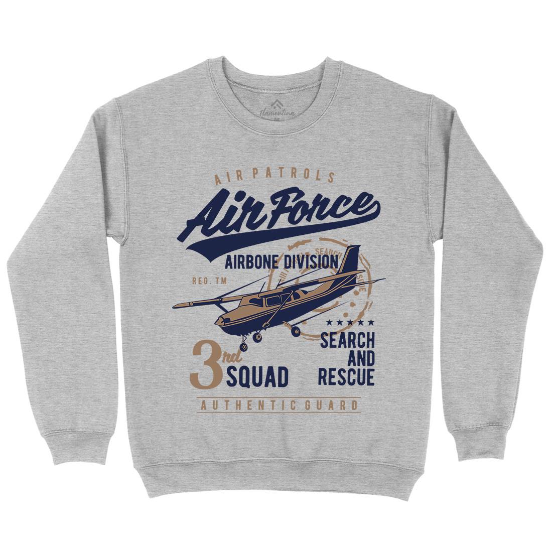Air Force Kids Crew Neck Sweatshirt Army B176