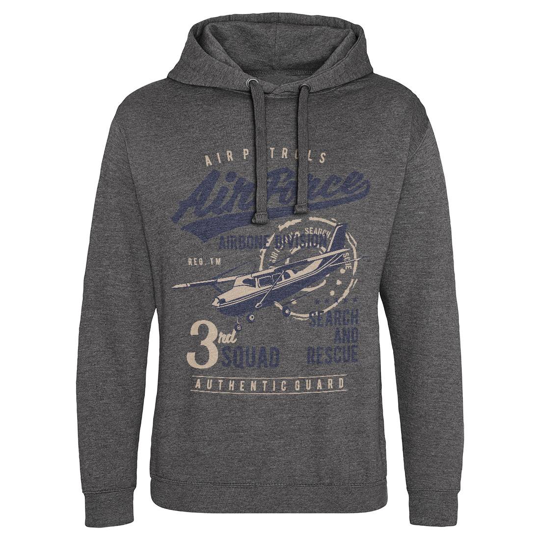 Air Force Mens Hoodie Without Pocket Army B176