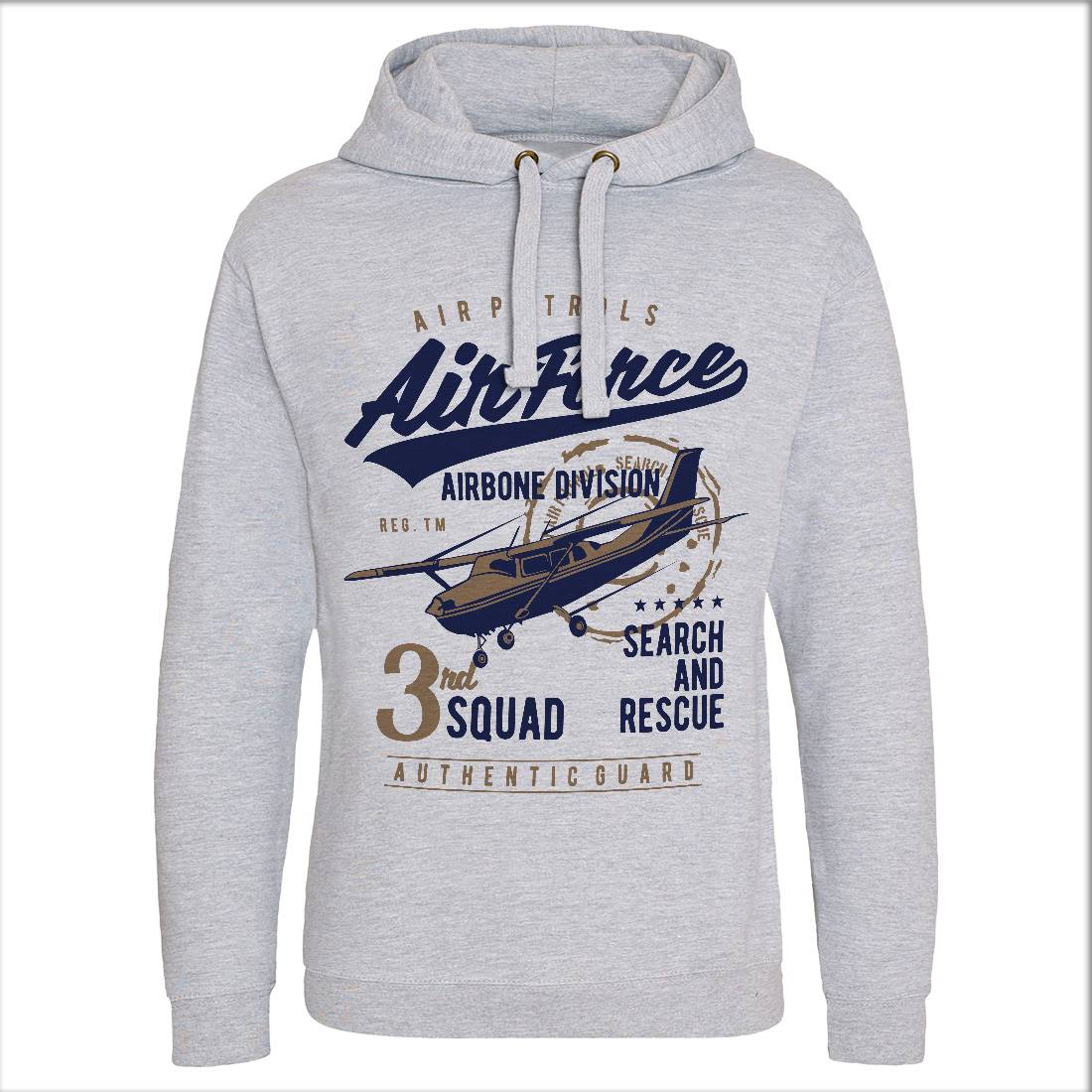 Air Force Mens Hoodie Without Pocket Army B176