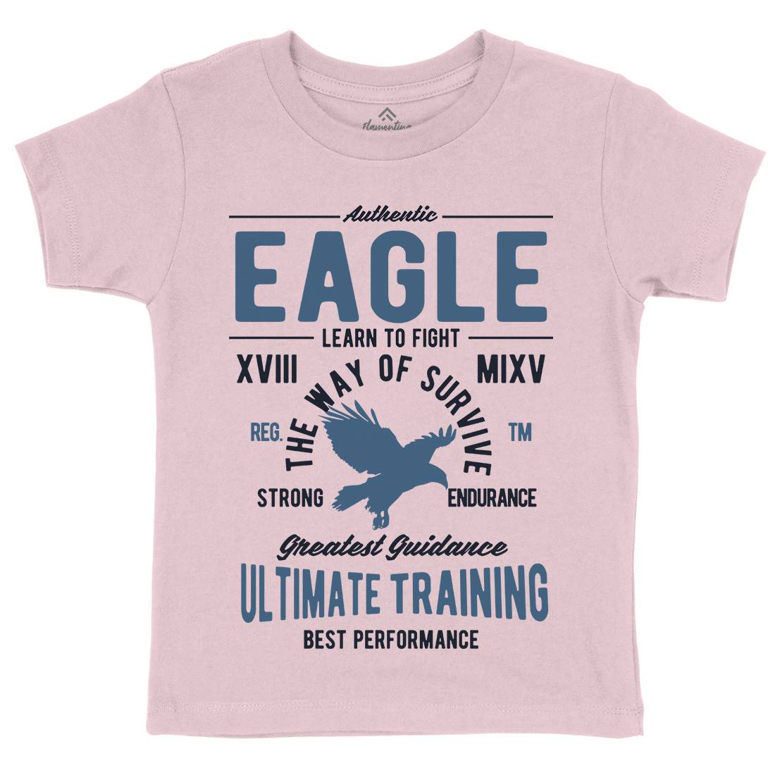 Authentic Eagle Kids Crew Neck T-Shirt Animals B180