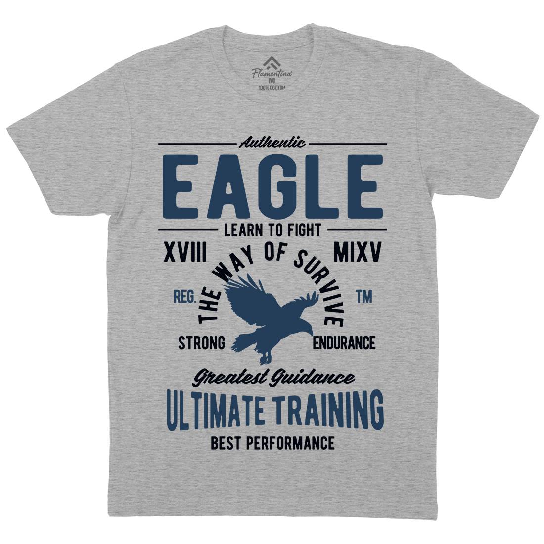 Authentic Eagle Mens Crew Neck T-Shirt Animals B180