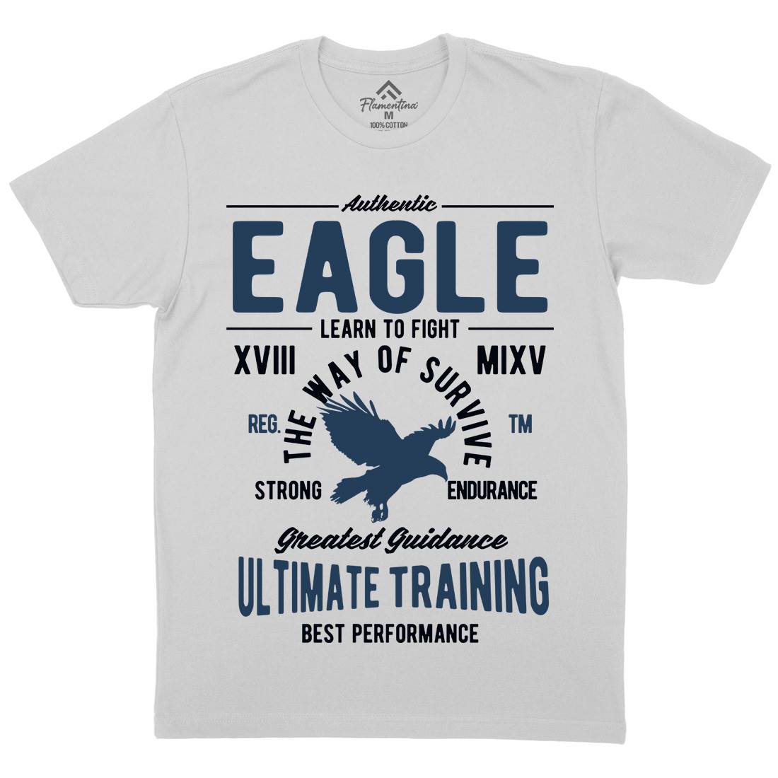 Authentic Eagle Mens Crew Neck T-Shirt Animals B180
