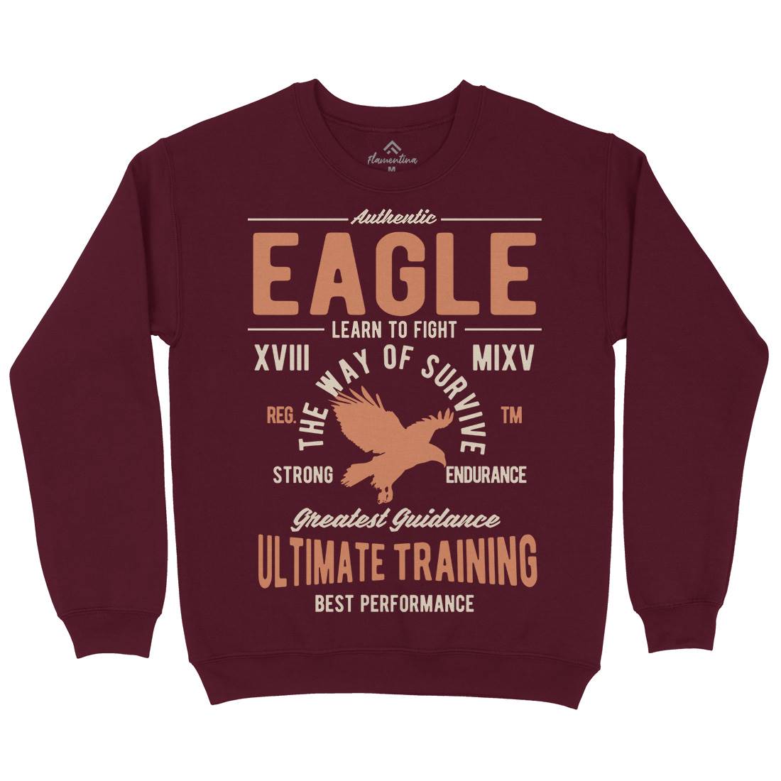 Authentic Eagle Mens Crew Neck Sweatshirt Animals B180