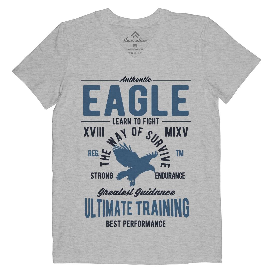 Authentic Eagle Mens V-Neck T-Shirt Animals B180