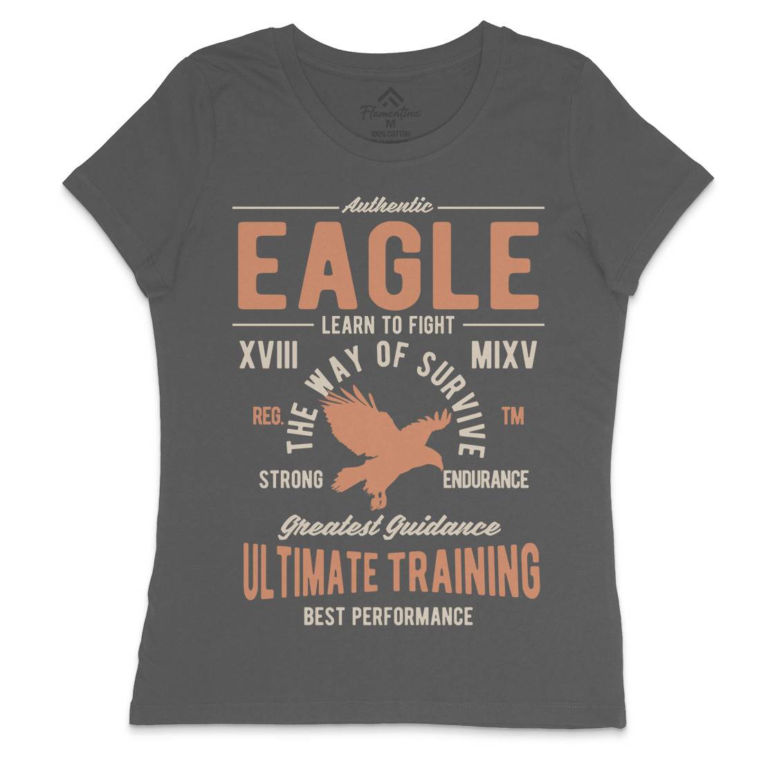 Authentic Eagle Womens Crew Neck T-Shirt Animals B180