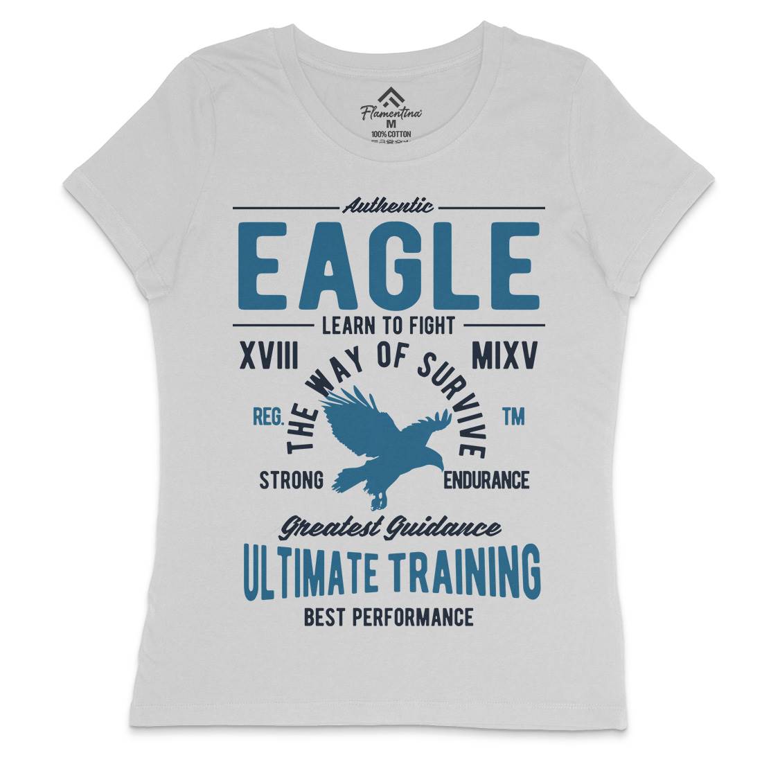 Authentic Eagle Womens Crew Neck T-Shirt Animals B180