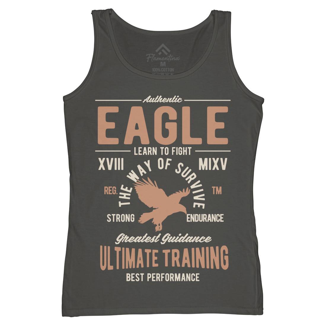 Authentic Eagle Womens Organic Tank Top Vest Animals B180