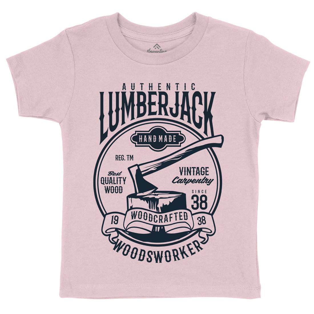 Authentic Lumberjack Kids Crew Neck T-Shirt Retro B181