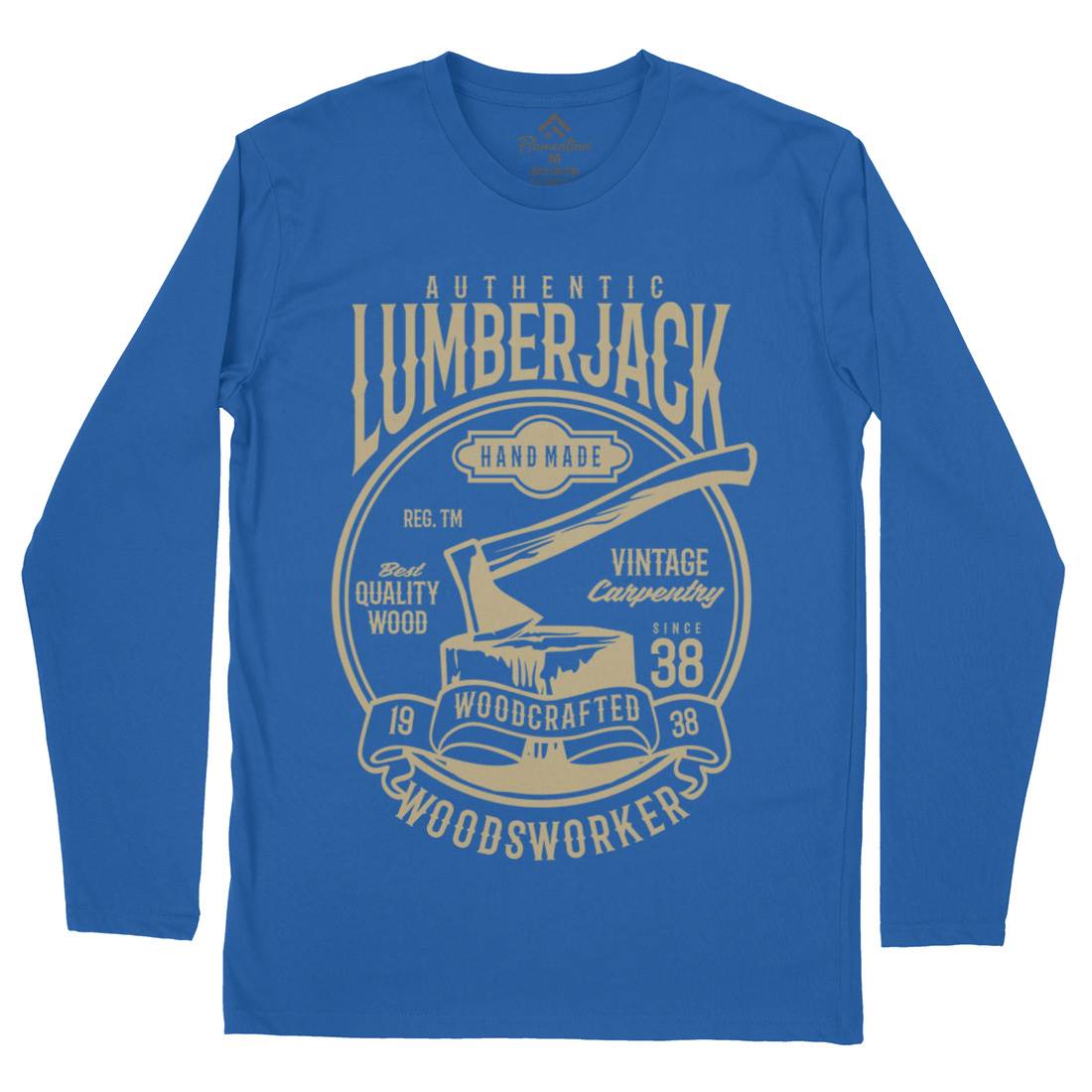 Authentic Lumberjack Mens Long Sleeve T-Shirt Retro B181