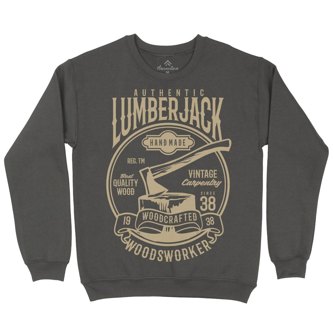 Authentic Lumberjack Kids Crew Neck Sweatshirt Retro B181