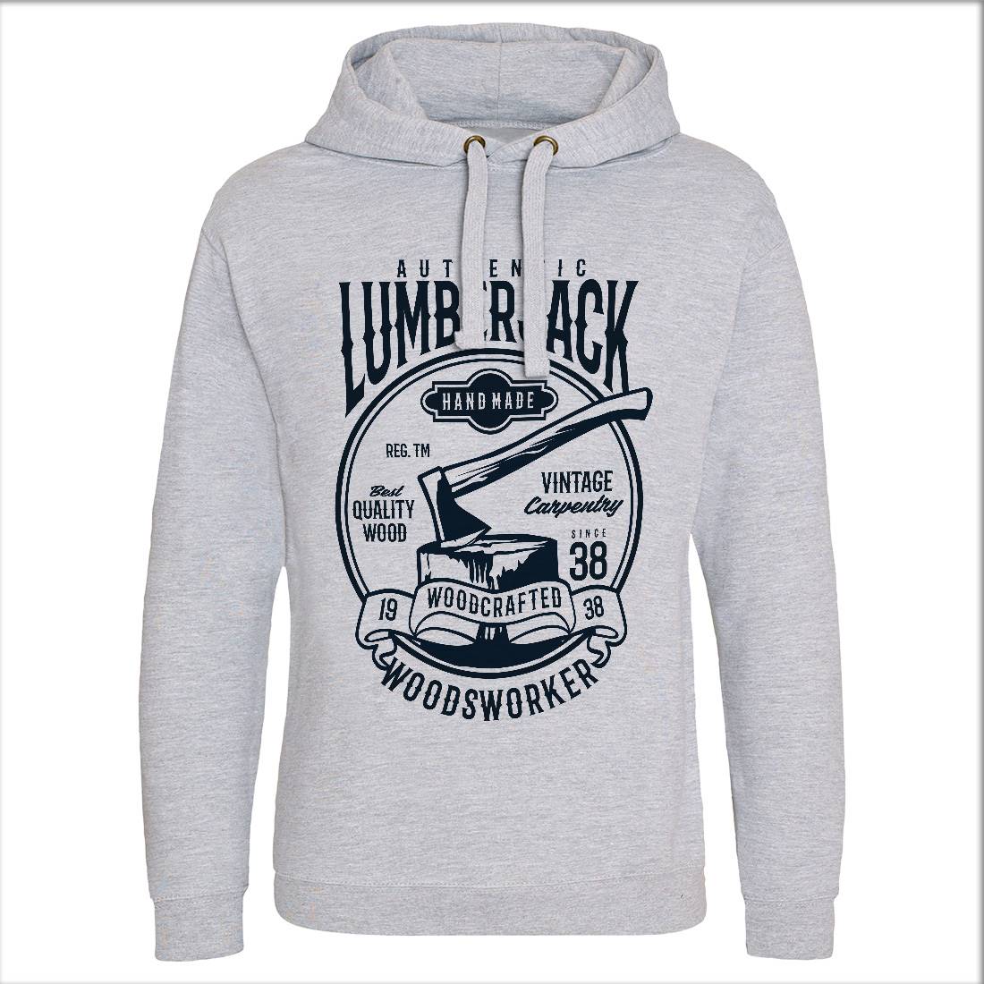 Authentic Lumberjack Mens Hoodie Without Pocket Retro B181