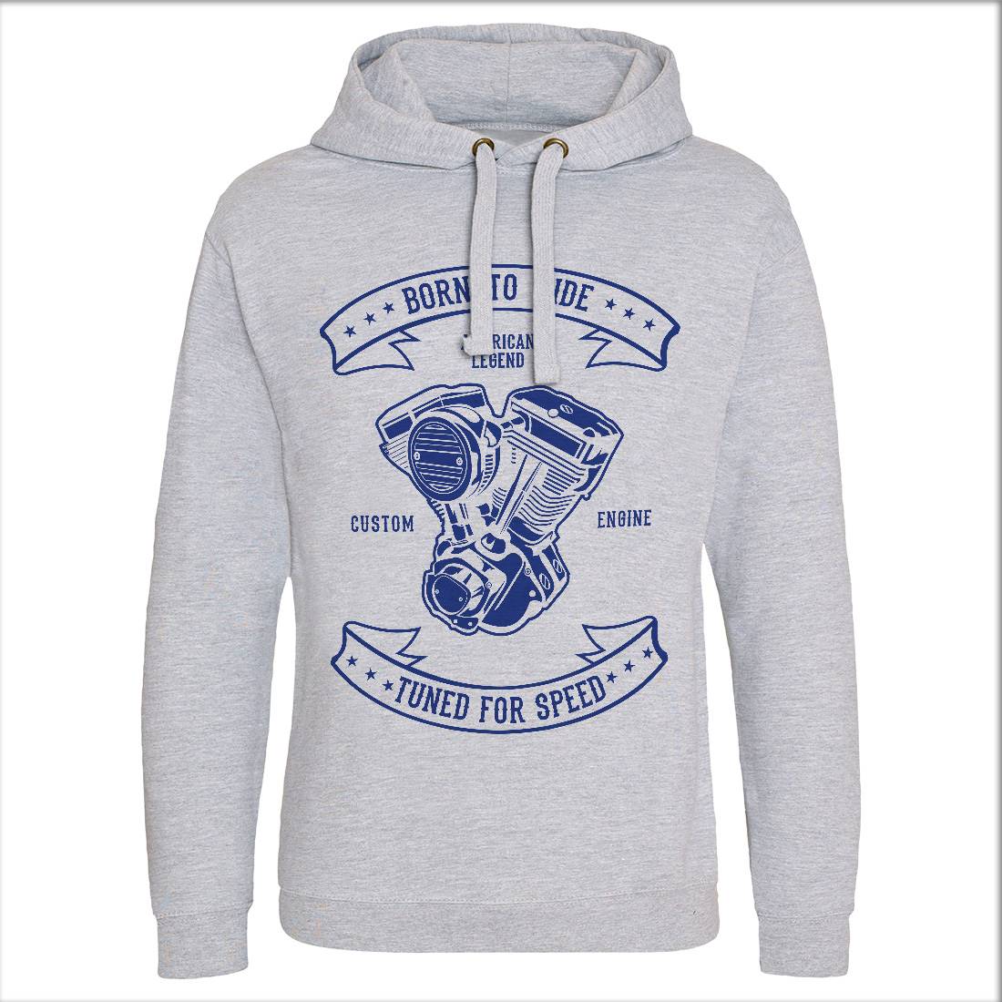Born To Ride Mens Hoodie Without Pocket Cars B185