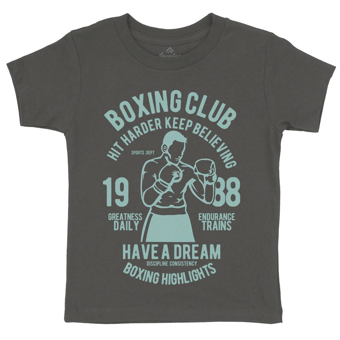 Boxing Club Kids Crew Neck T-Shirt Sport B186