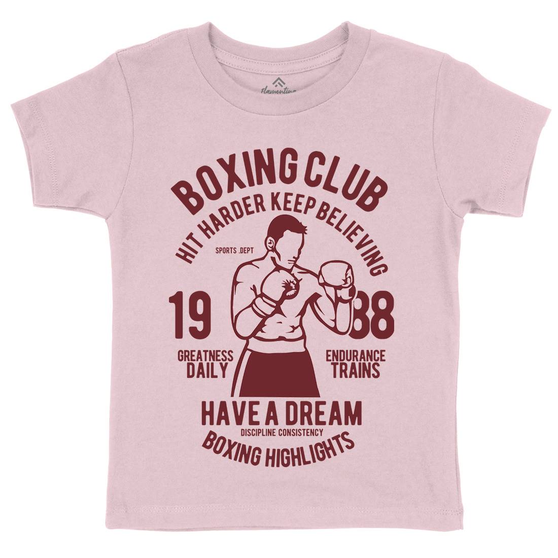 Boxing Club Kids Crew Neck T-Shirt Sport B186