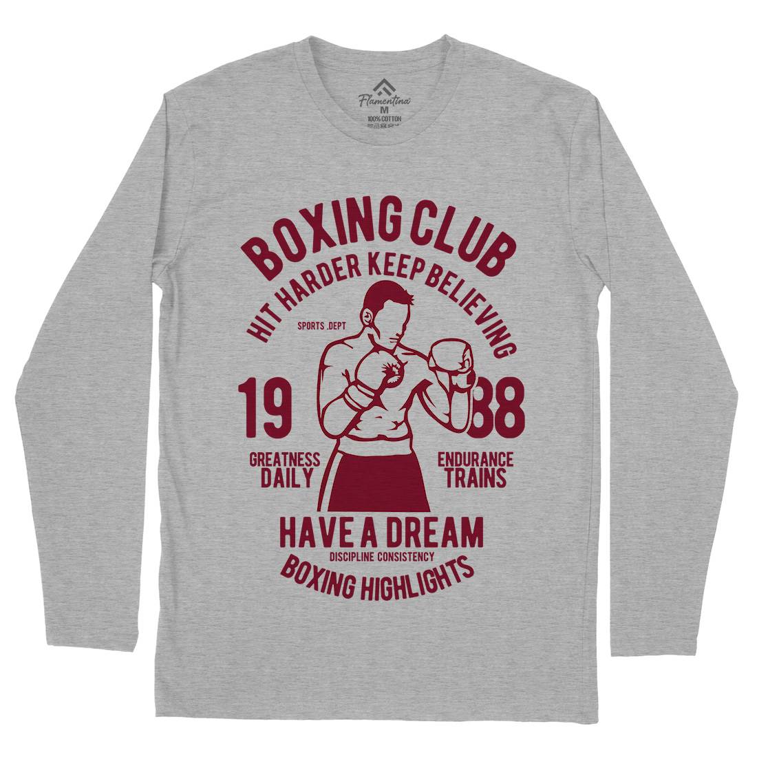 Boxing Club Mens Long Sleeve T-Shirt Sport B186