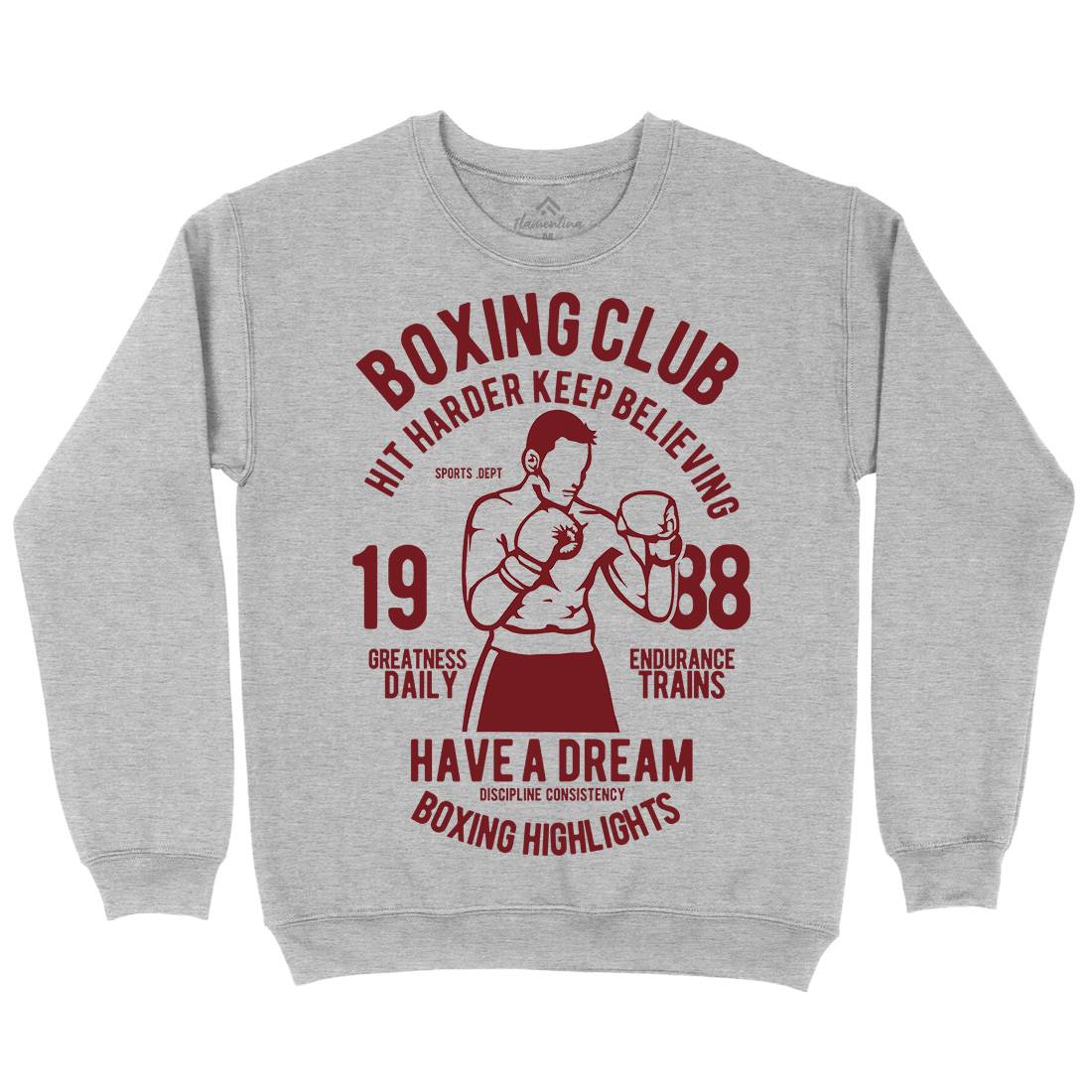 Boxing Club Mens Crew Neck Sweatshirt Sport B186